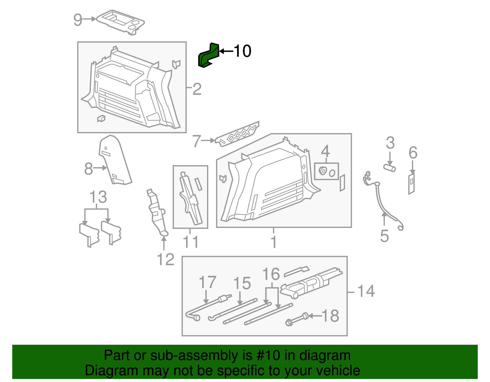 Reinforcement-Jk Stow Bracket (15919576)