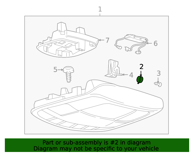 Genuine OEM Ford Part Overhead Console Spring ML3Z78060A98A