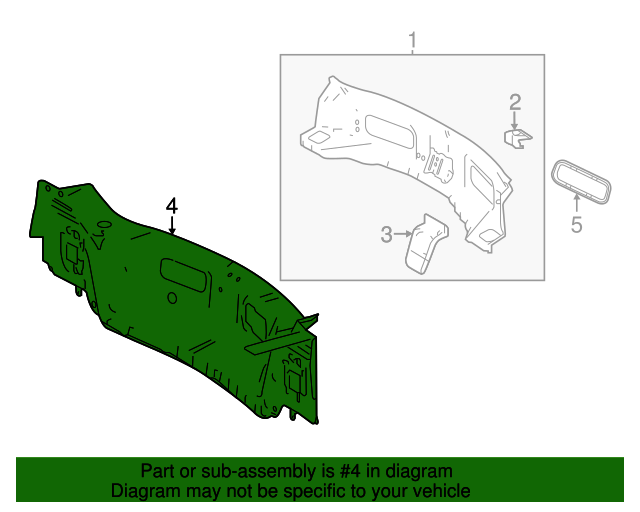 20132018 Toyota RAV4 Panel Sub Assembly Body 583070R031 Toyota of