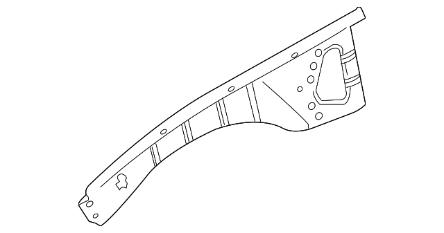 Front Driver Side Wheelhouse Panel Brace - GM (92261547)
