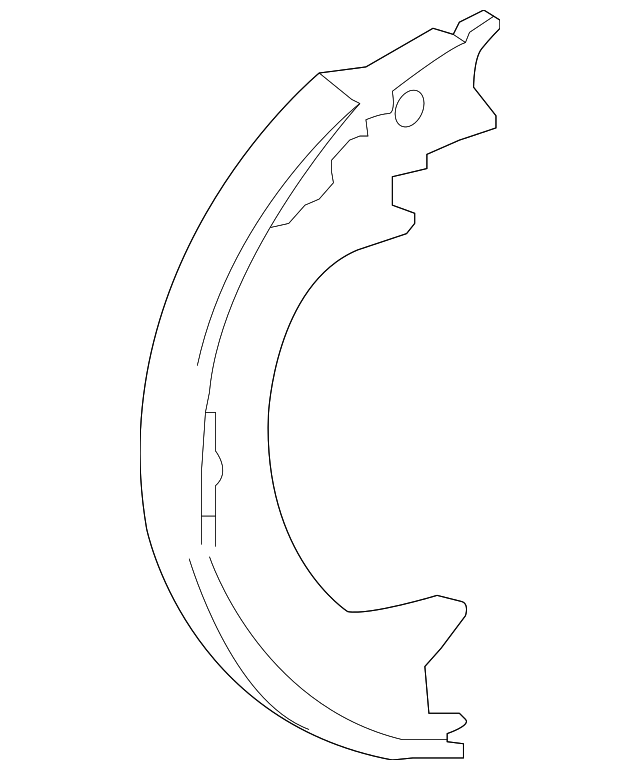 20112020 Toyota Parking Brake Shoe (Left, Right) 4654048040 Toyota