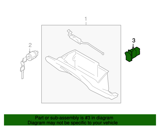 19932020 Infiniti Trunk Lid Release Cancel Switch 25380F6610