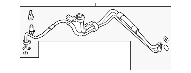 Motorcraft™ A/C Refrigerant Line Bracket - Ford (YF-3562)