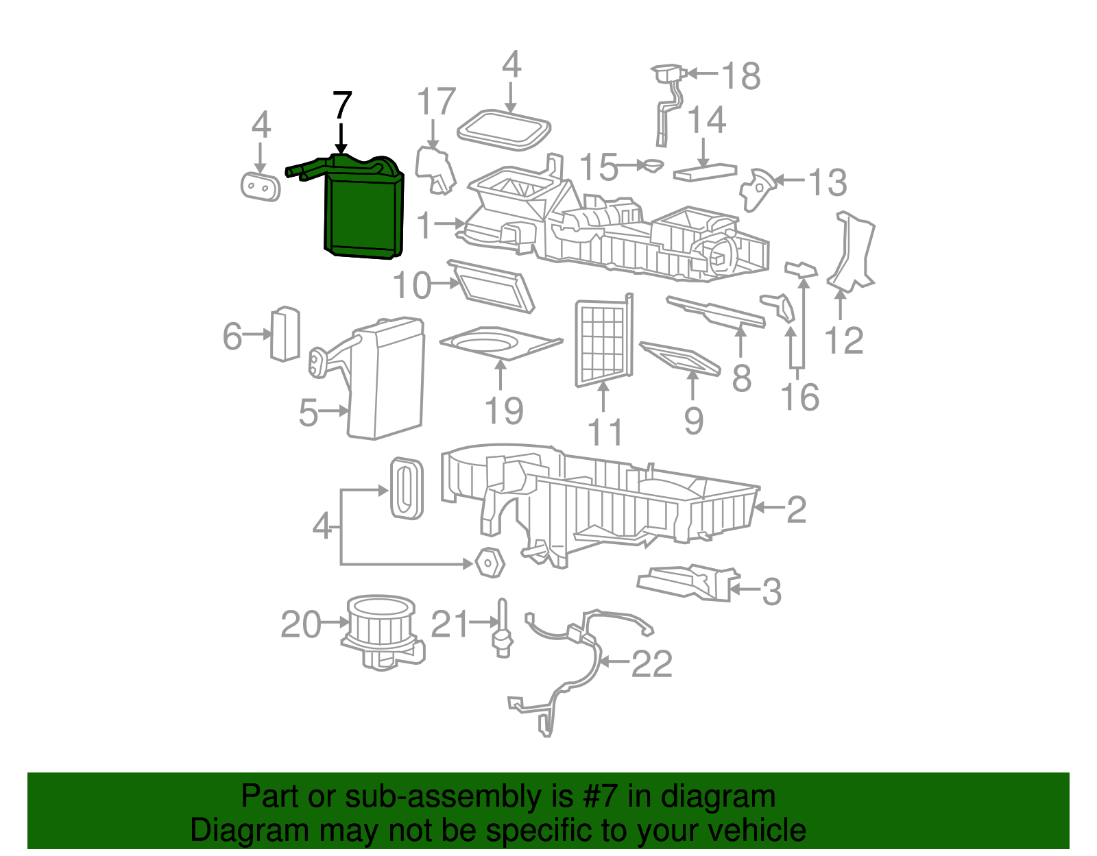 Heater Core - GM (89019085)