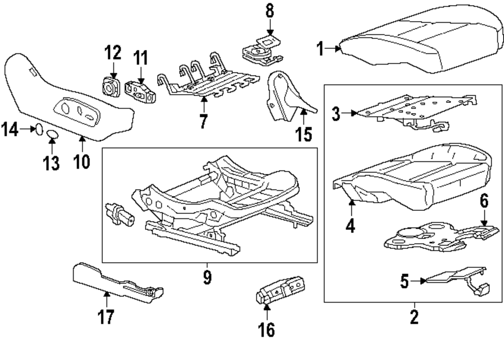 Seat Track Cover - GM (85634204)