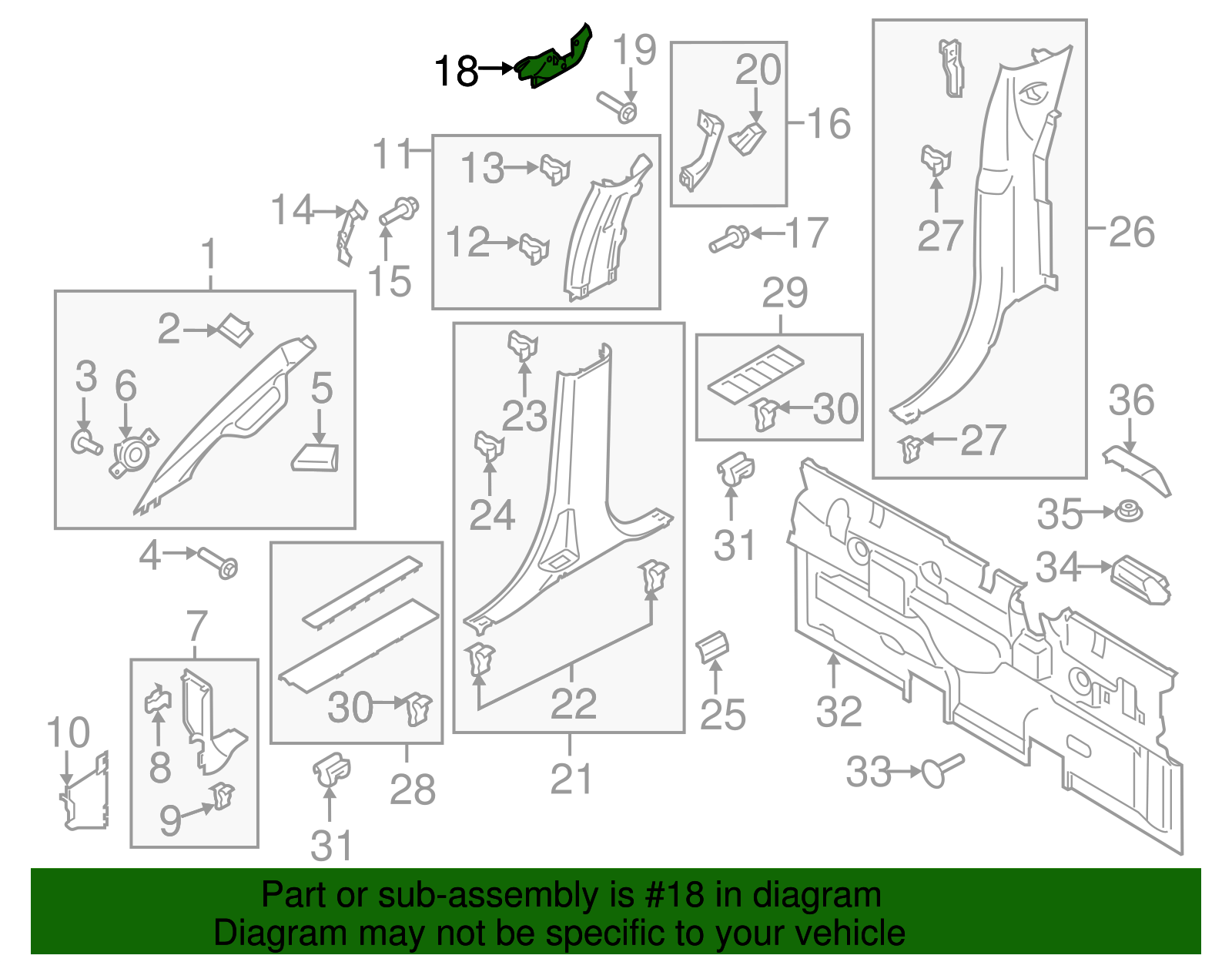 Support Bracket - Ford (HC3Z-26310A90-B)