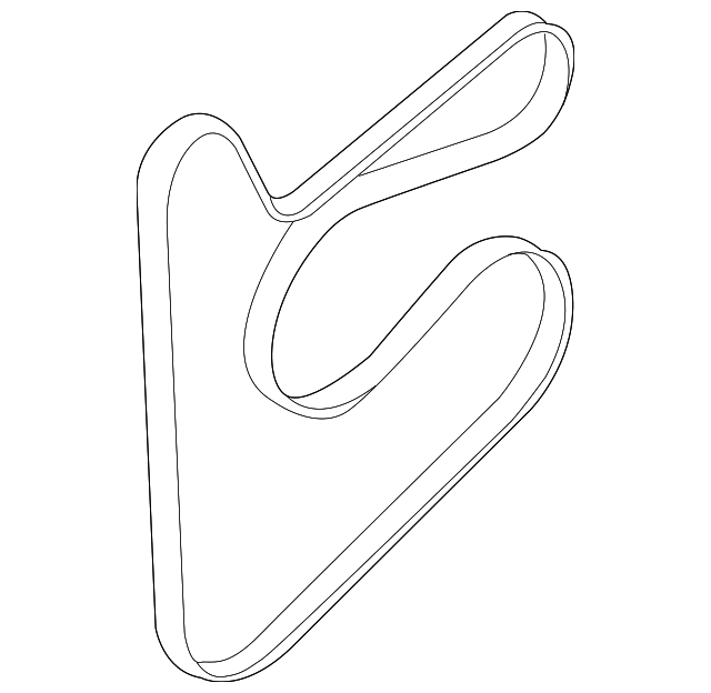 Genuine Serpentine Belt for 20212023 Hyundai Part 252122JTA0