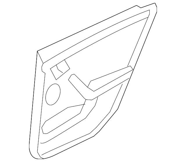 Panel, Rear S/D Tr - GM (92227033)