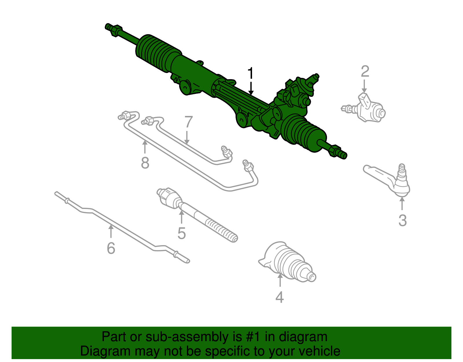 Gear Assembly - Ford (XW4Z-3504-JBRM)