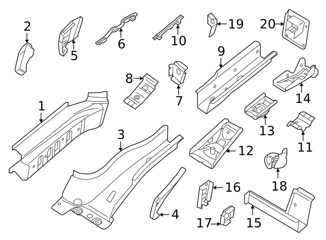 Front Side Member 1EA-803-505