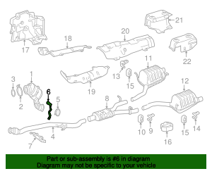 2016-2020 Mercedes-Benz Front Pipe Front Bracket 205-547-00-00 | MB OEM ...
