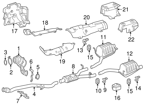 Exhaust Components for 2019 Mercedes-Benz SLC 300 #0