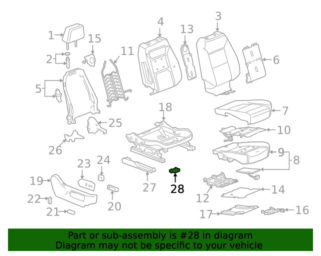 20192022 GM Front Seat Heater Vent Control Module 13535222 Maxon GMC