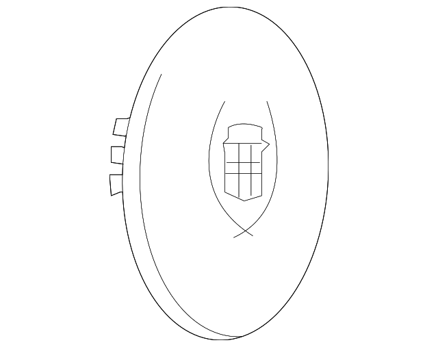 Brushed Hub Cap - GM (9595547)