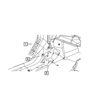 OEM Mopar Footrest For 2011-2017 Jeep Patriot & Compass – Brand New Factory Part