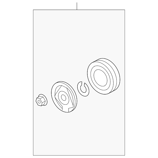 20042010 GM Air Conditioning Compressor Clutch Kit with Clutch and