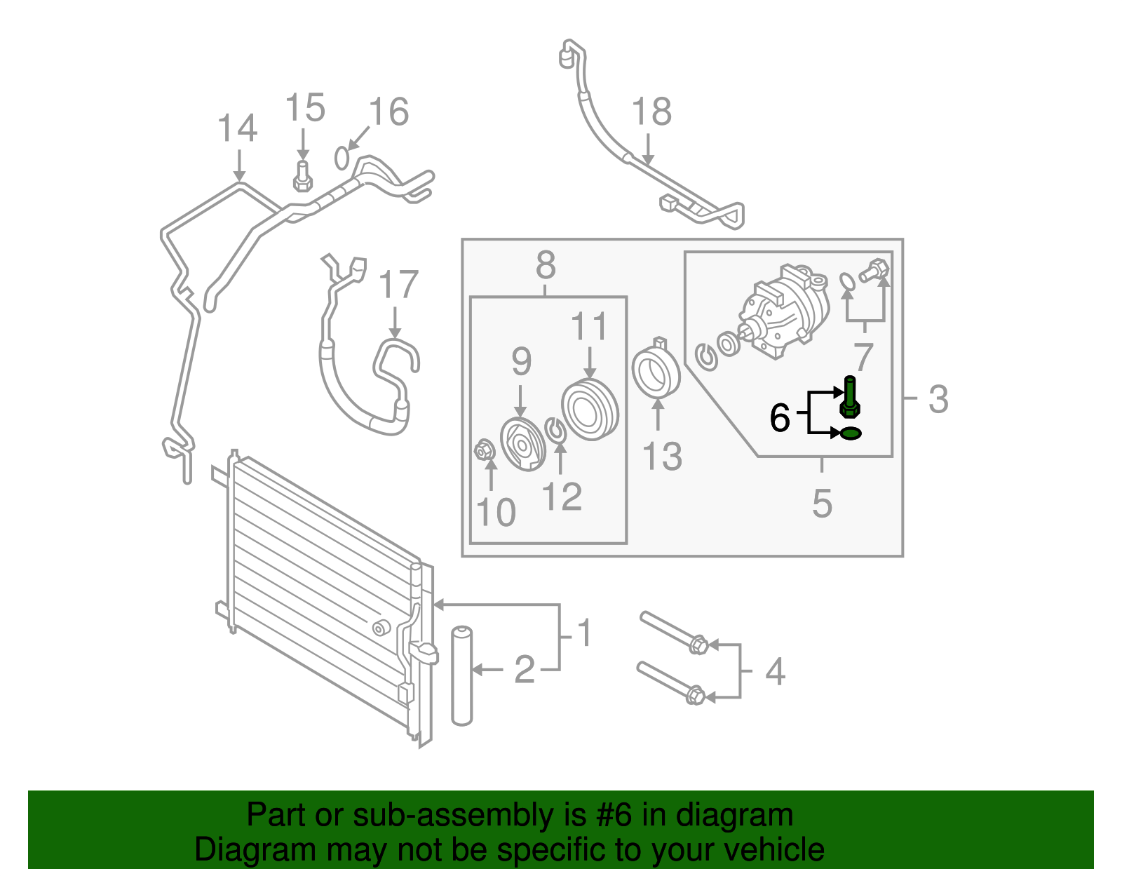 Air Conditioning Compressor Control Valve - GM (96804323)