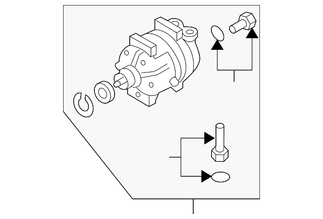 Air Conditioning Compressor - GM (95966587)
