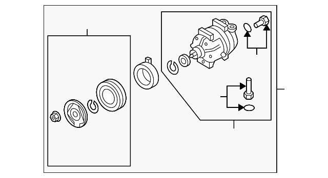 Air Conditioning Compressor - GM (95907421)