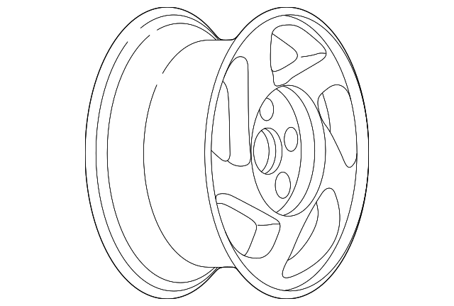 Wheel-16X6.5 42MM Offset 115 B/C - GM (9595081)