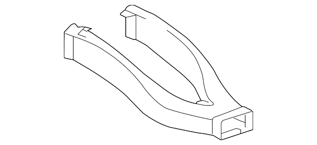 Front Floor Console Rear Air Duct - Buick (90803344)