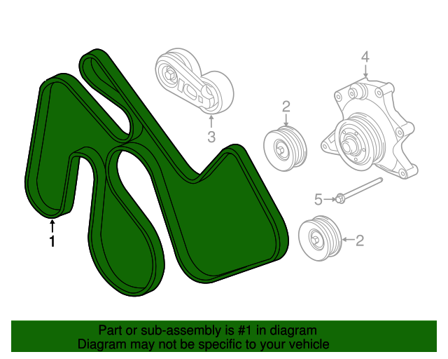 2020 Ford Serpentine Belt LC3Z8620H Blue Springs Ford Parts