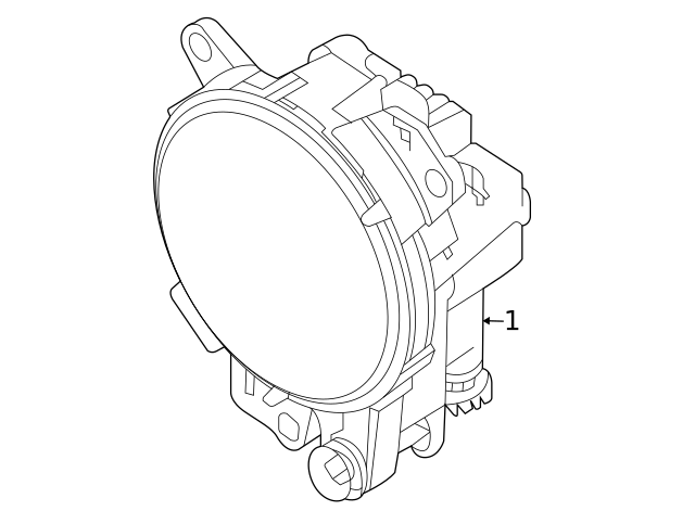 Genuine OEM Fog Lamp Part# LR166833 Fits 2020-2023 Land Rover: Up 
