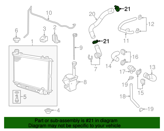2010-2017 Chevrolet Multi-Purpose Clamp 13136147 GM | GMPartsDirect.com