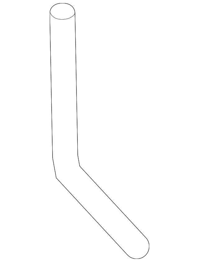 20002020 GM Engine Coolant Air Bleed Hose 12600254 GM