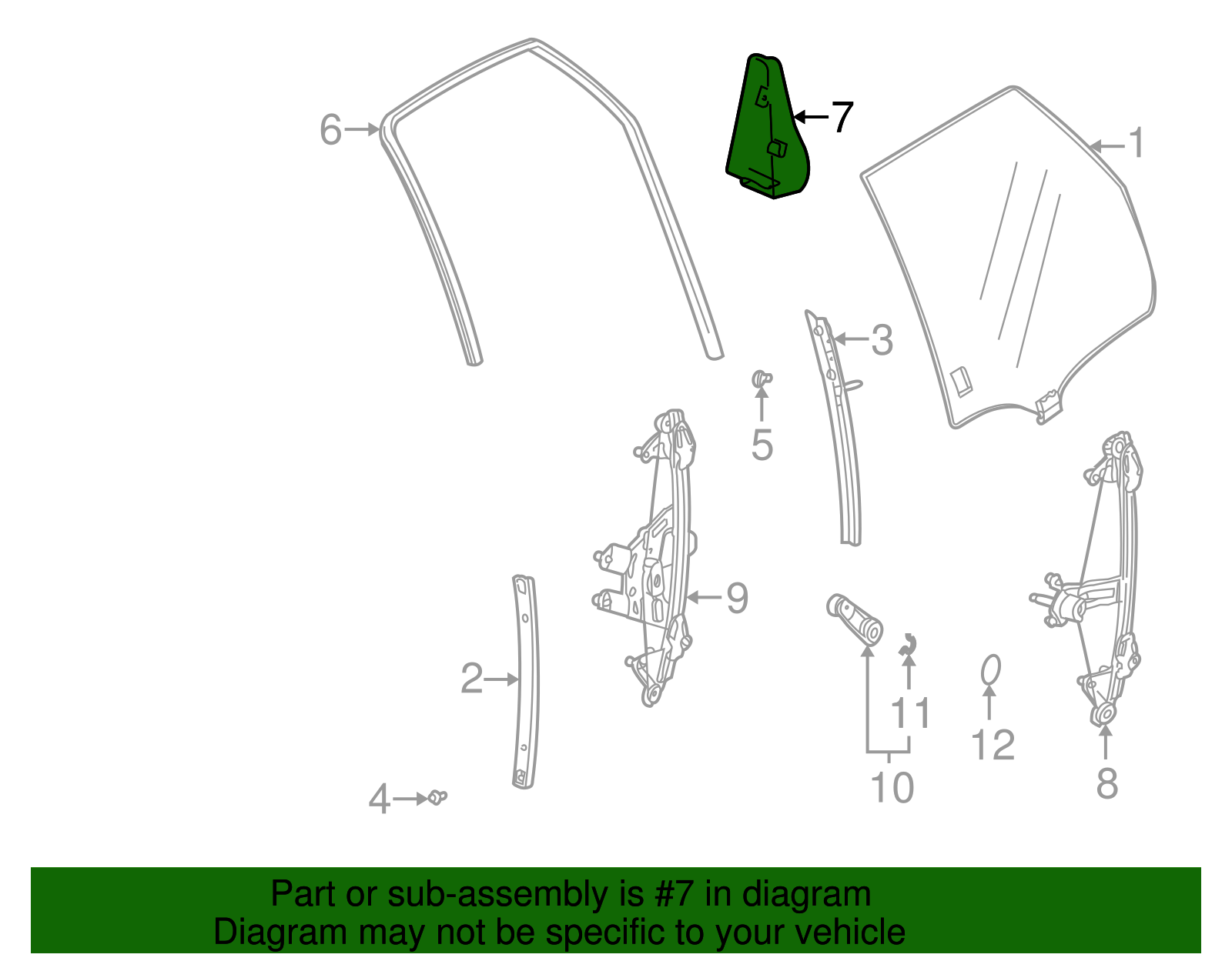Insulator, Front S/D - GM (90585530)