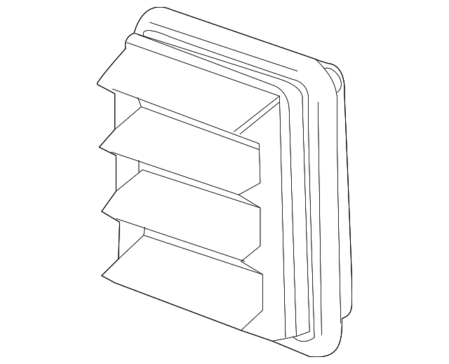 Body Side Air Outlet Deflector - GM (15209785)