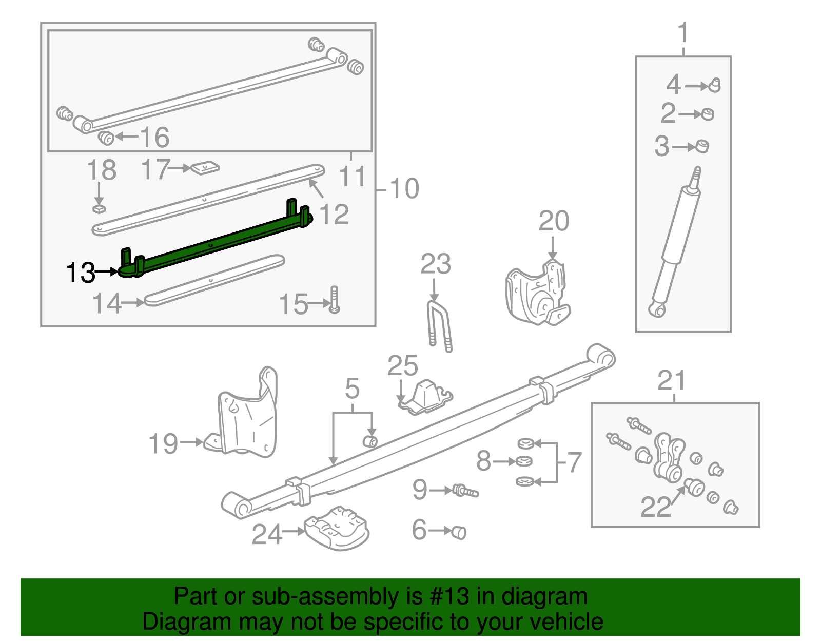 Leaf Spring - Toyota (48032-0C040)