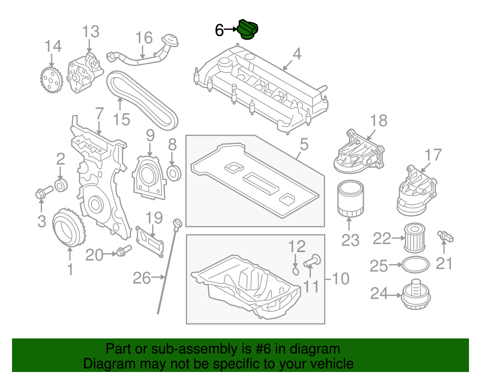 Filler Cap - Ford (YS4Z-6766-BB)