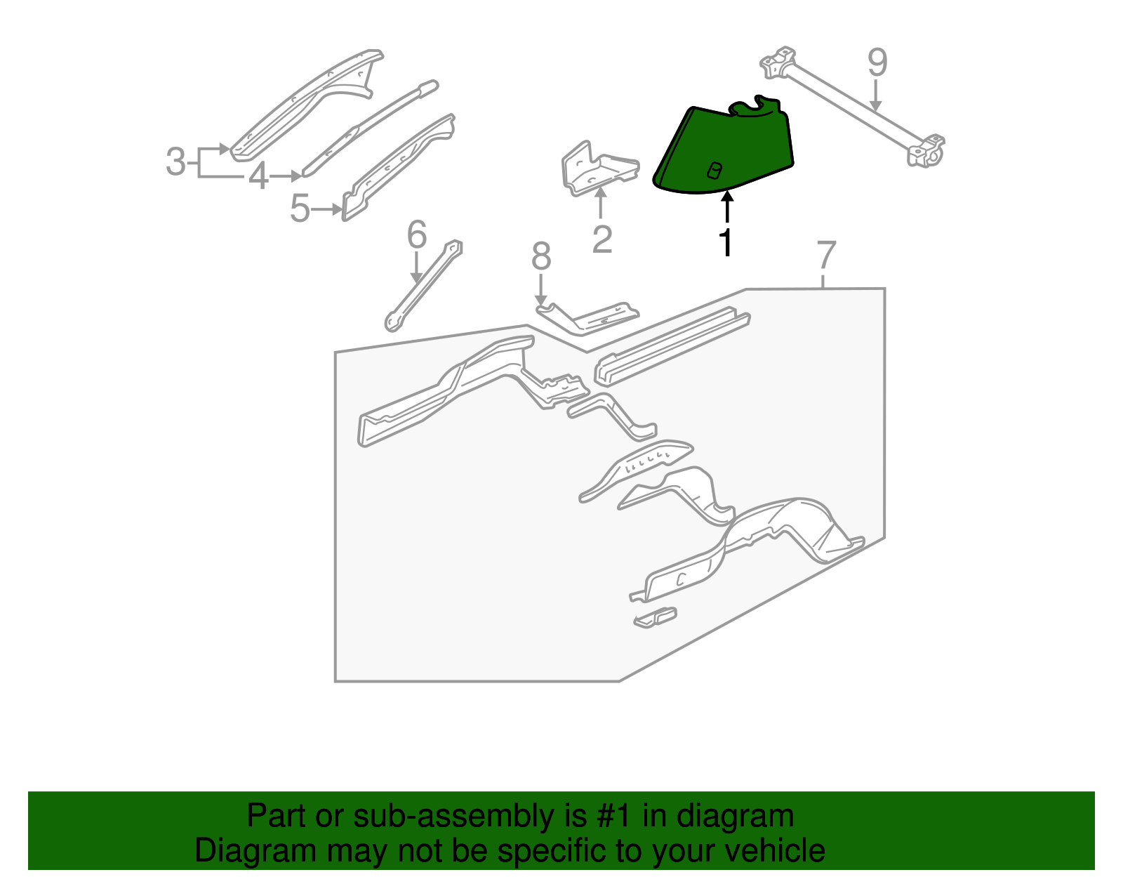 Apron Panel - GM (12455162)