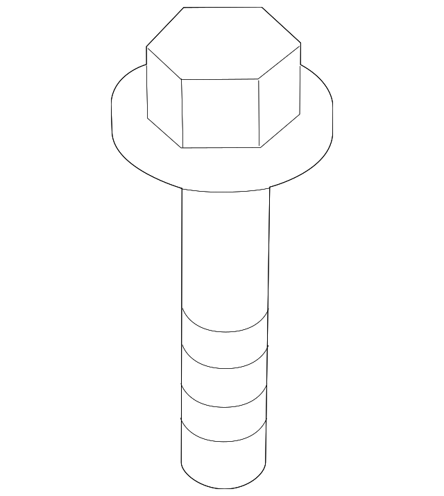 Engine Coolant Bypass Pipe Bolt - Toyota (90119-A0211)