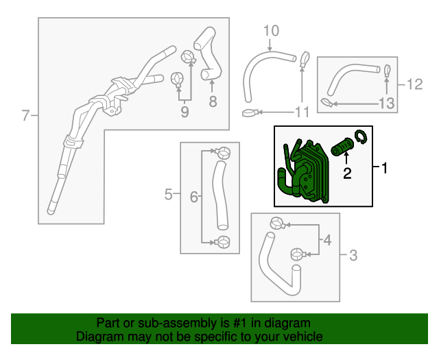 20172021 Hyundai Trans Cooler 25620F2000 OEM Parts Online