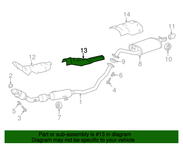 5815302230 Heat Shield 20142019 Toyota Corolla OEM Genuine