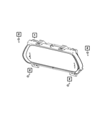 Instrument Panel Cluster 68528025AL