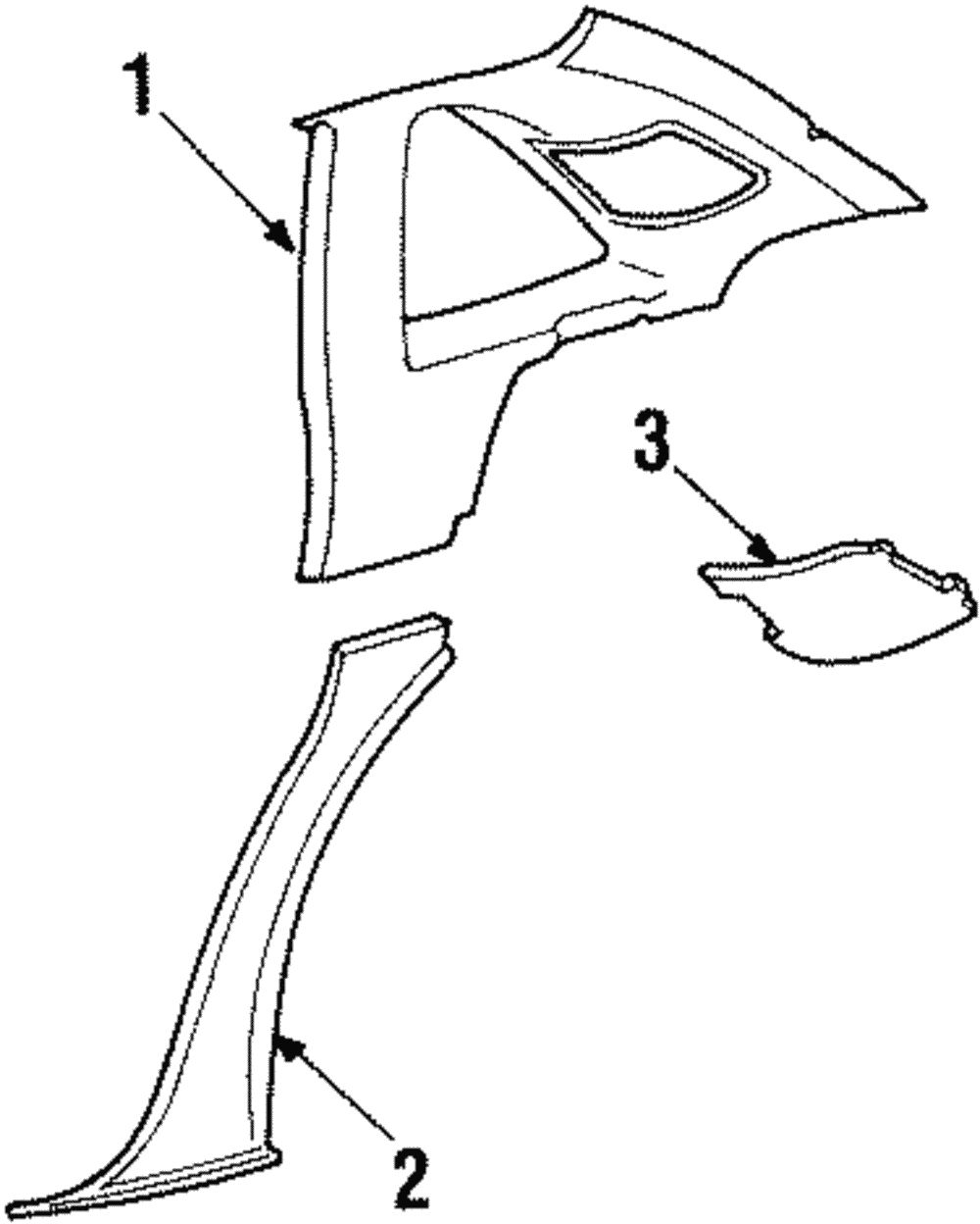 Bezel - Ford (XW7Z-54601B30-AAA)