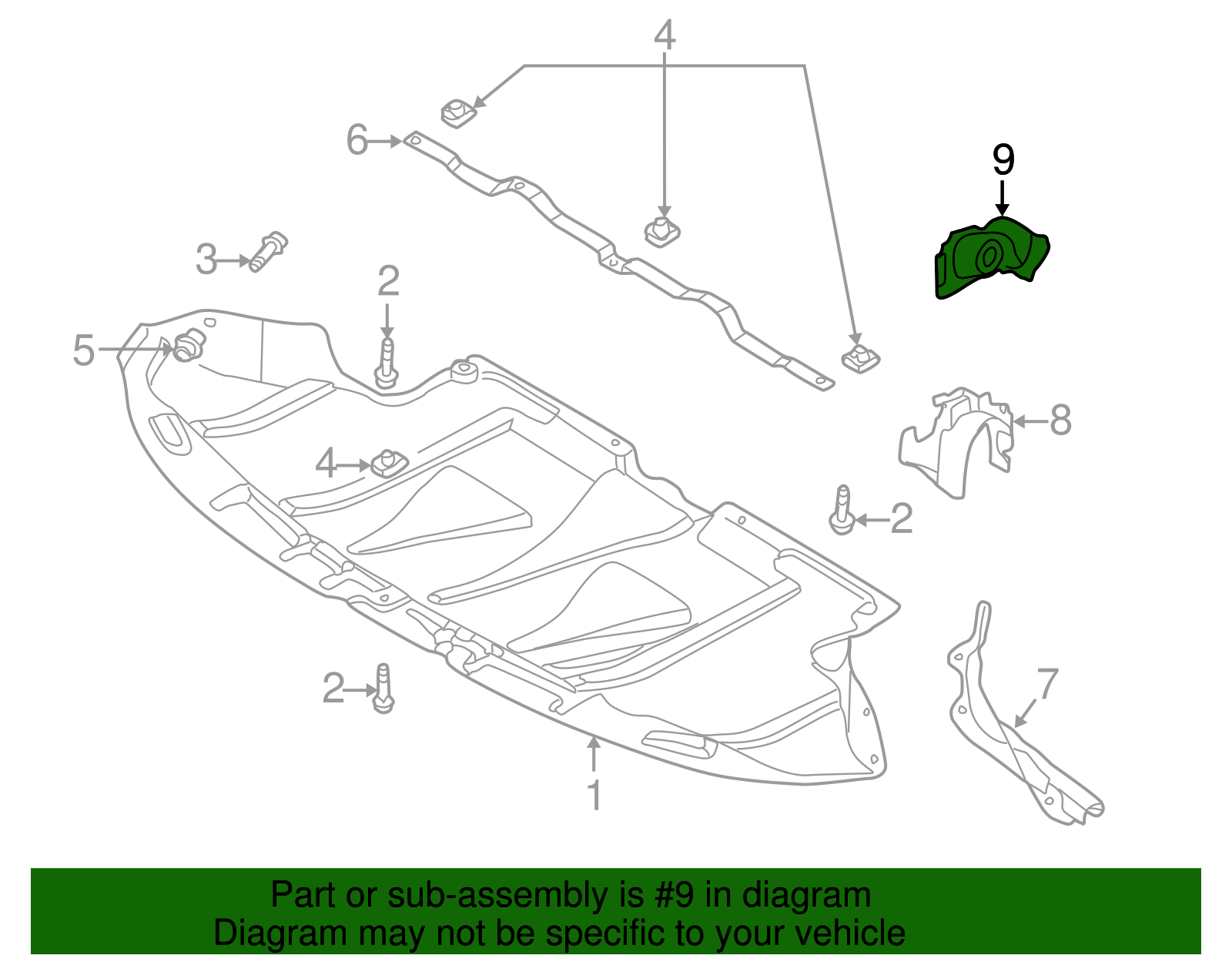 Shield - Volkswagen (8D1-864-310)