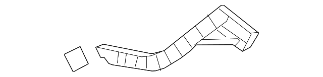 Passenger Side Rear Bumper Fascia Guide - Buick (90922461)