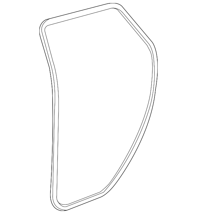Driver Side Rear Door Weatherstrip - GM (94550168)