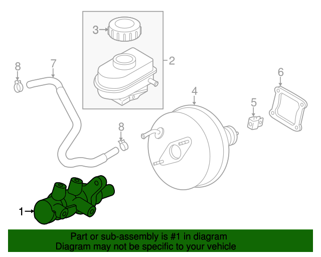 20062015 Mazda MX5 Miata Master Cylinder nf594340za