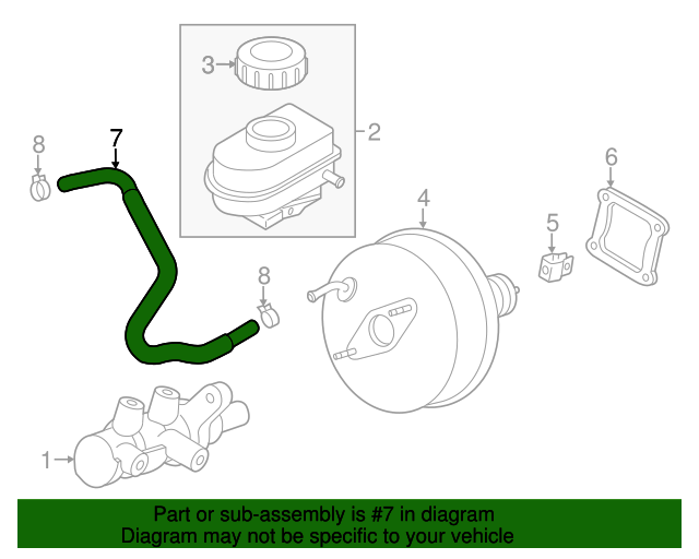 20062015 Mazda MX5 Miata Vacuum Hose NF4743640C