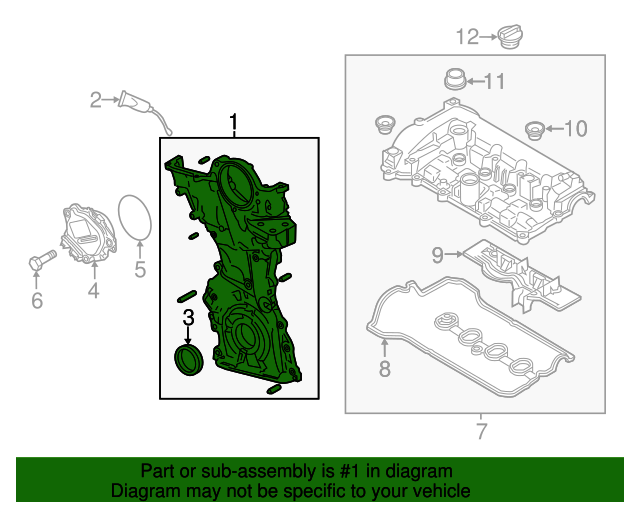 20172020 Mazda Timing Cover PYFA10500