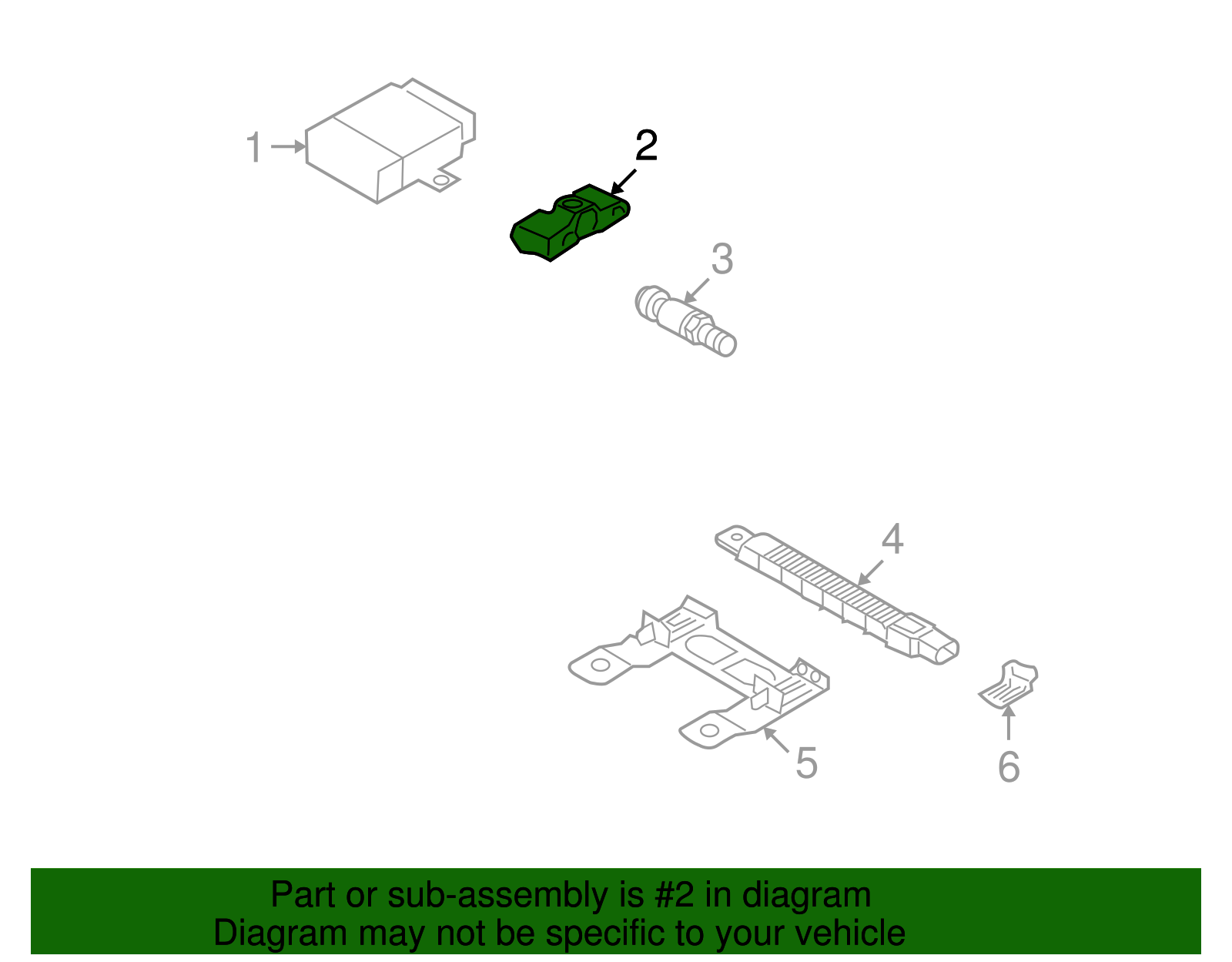TPMS Sensor - Volkswagen (7L0-907-275-D)