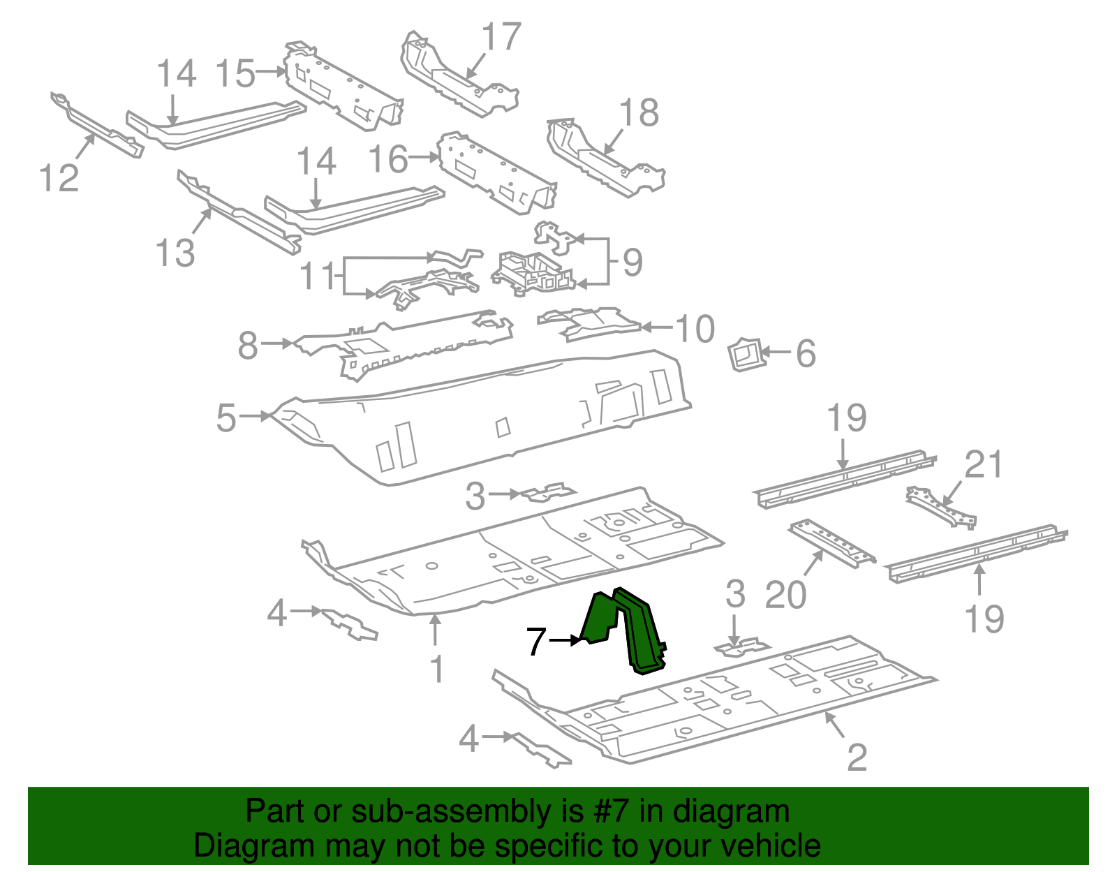 Exhaust System Hanger Bracket - Toyota (17573-0P160)