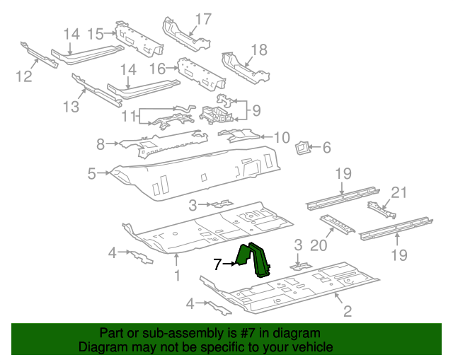 20182024 Toyota Muffler Hanger 175760P110 Toyota Parts Center
