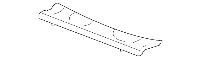 Primed Center Air Inlet Grille Panel - GM (19256401)