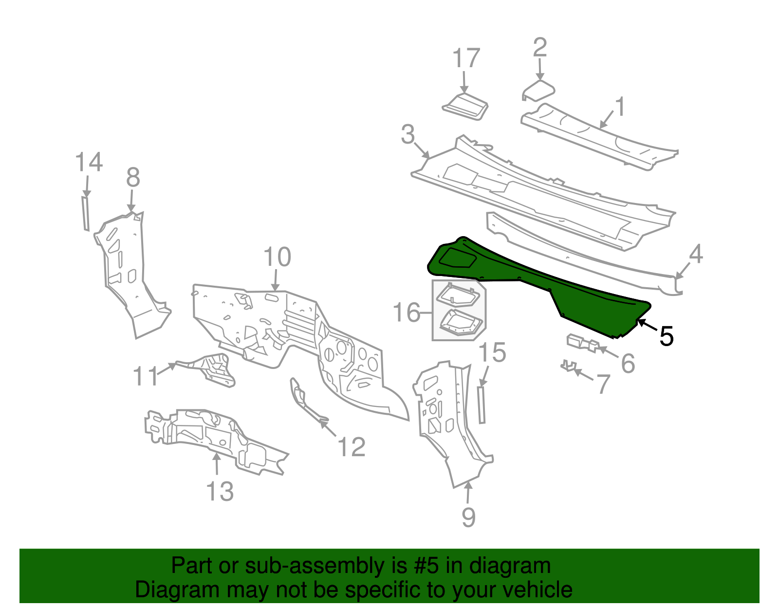 F Panel - GM (88979787)